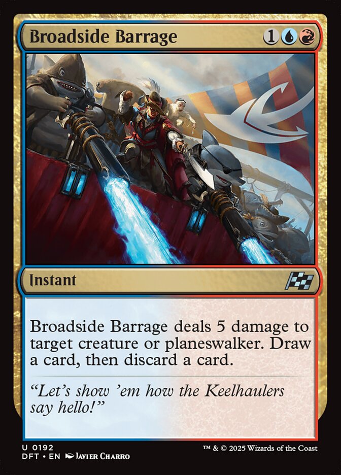Broadside Barrage - Aetherdrift (DFT)