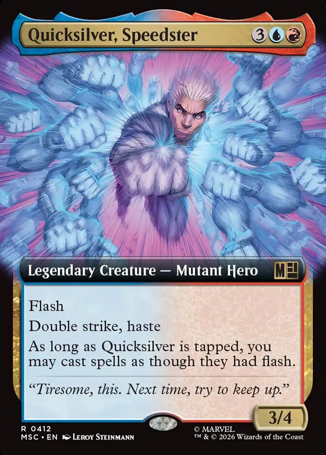 Quicksilver, Speedster (412) - Marvel Super Heroes Commander (MSC)