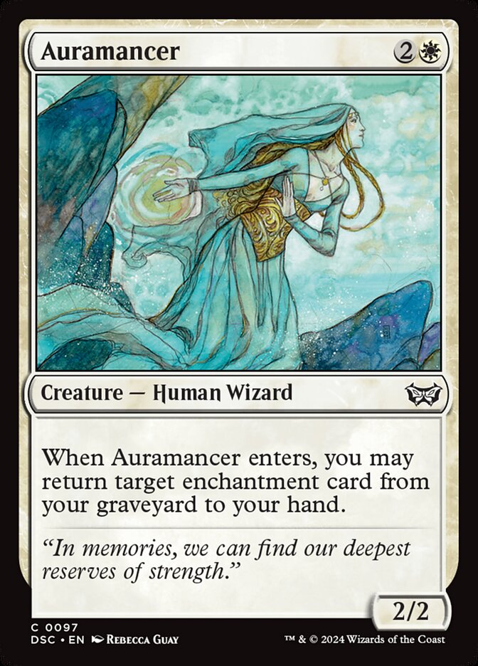 Auramancer (97) - Duskmourn: House of Horror Commander (DSC)