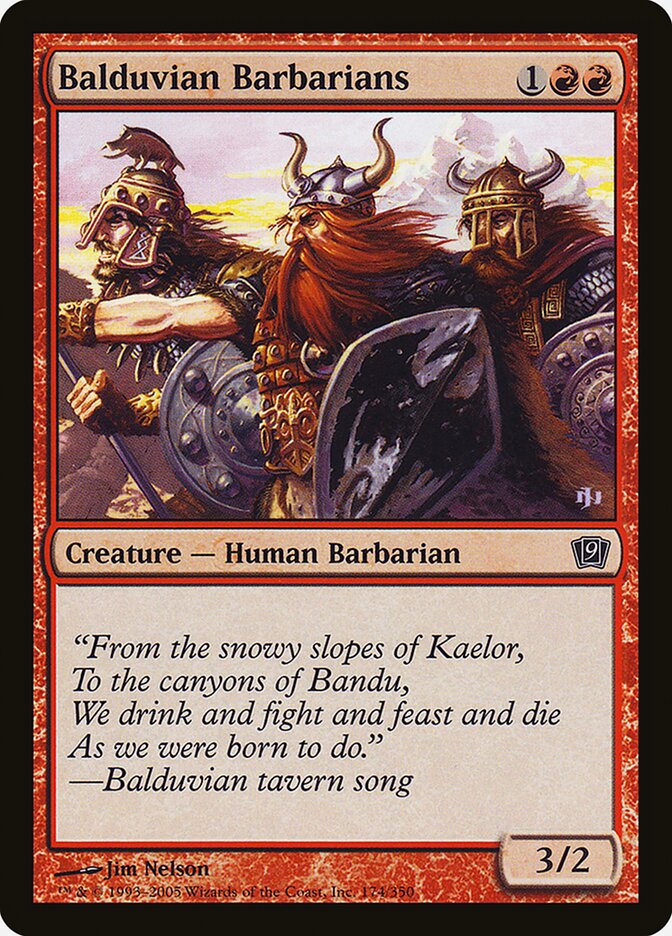 Balduvian Barbarians (174) - Ninth Edition (9ED)