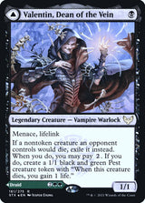 Valentin, Dean of the Vein // Lisette, Dean of the Root (161s) - Strixhaven: School of Mages Promos (PSTX)