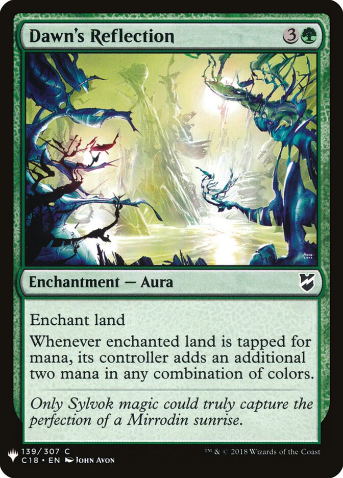 Dawn's Reflection (C18-139) - The List (PLST)
