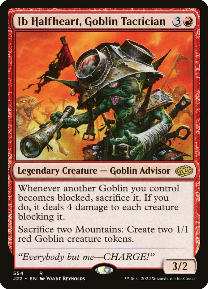 Ib Halfheart, Goblin Tactician (554) - Jumpstart 2022 (J22)