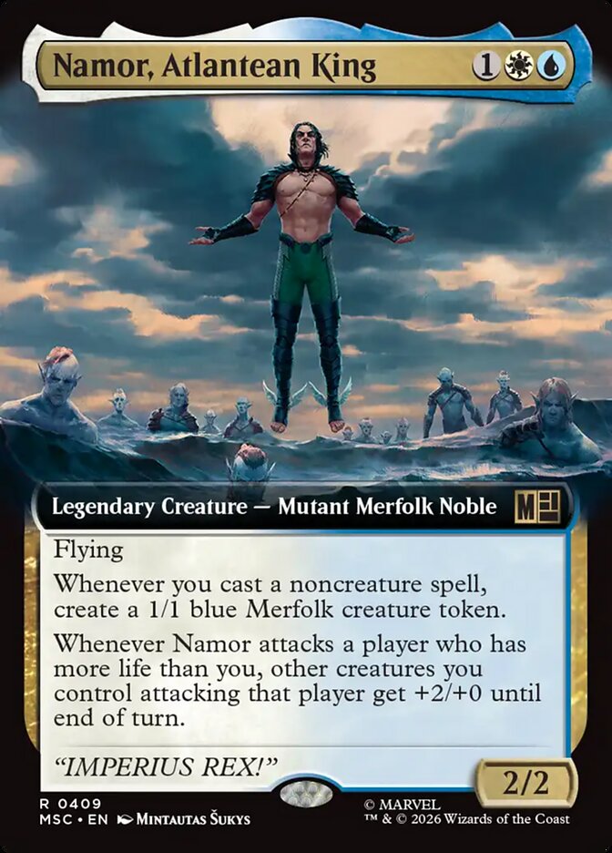 Namor, Atlantean King (409) - Marvel Super Heroes Commander (MSC)