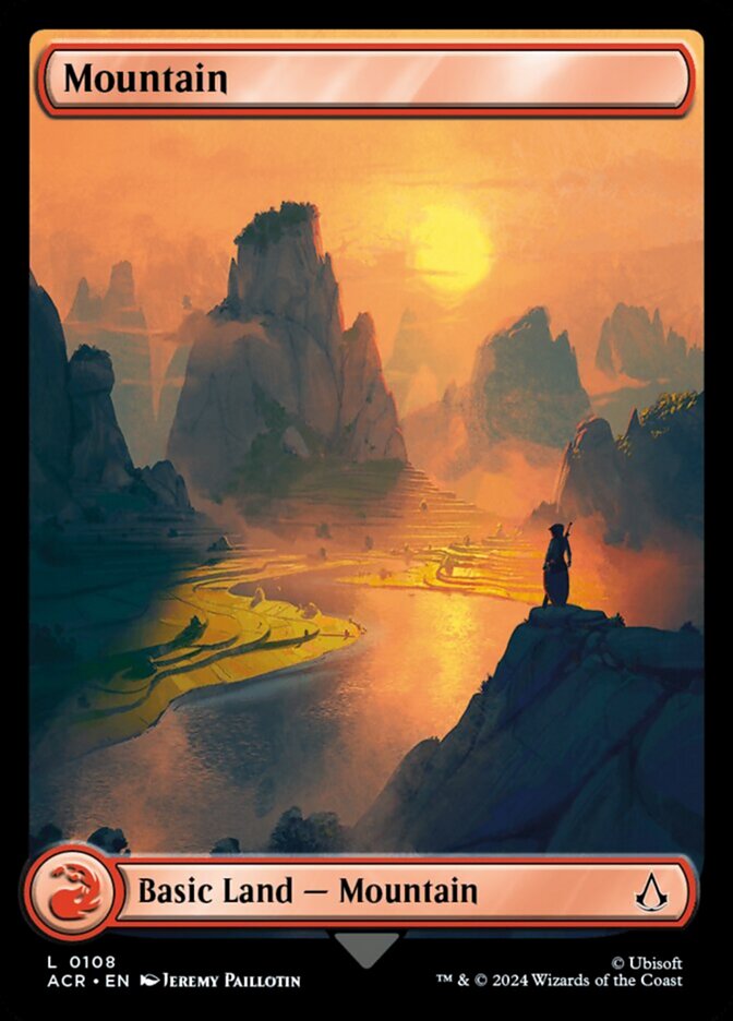 Mountain (108) - [Full Art] Assassin's Creed (ACR)