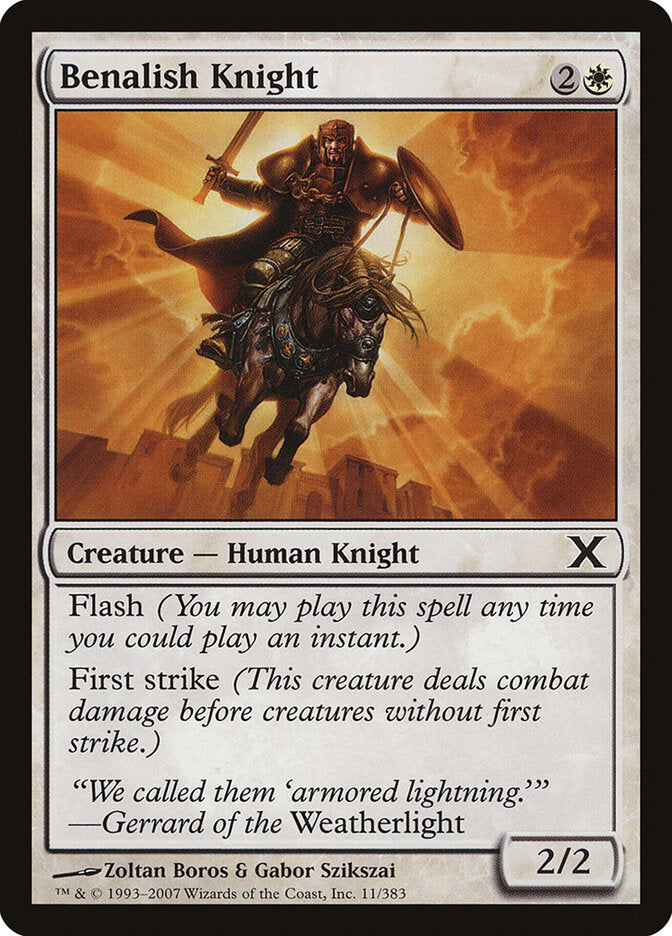 Benalish Knight (11) - Tenth Edition (10E)
