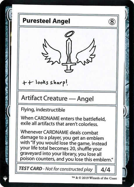Puresteel Angel (109) - Mystery Booster Playtest Cards 2019 (CMB1)