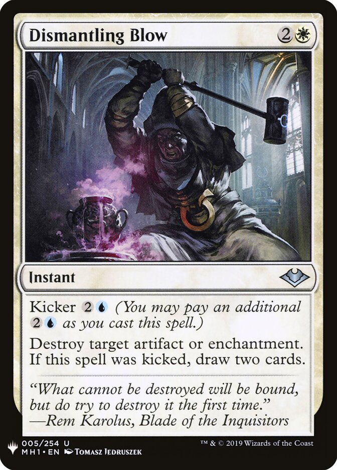 Dismantling Blow (MH1-5) - The List (PLST)
