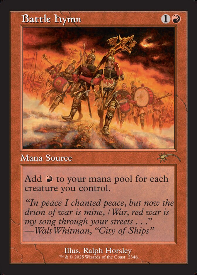 Battle Hymn (2346) - Secret Lair Drop (SLD)