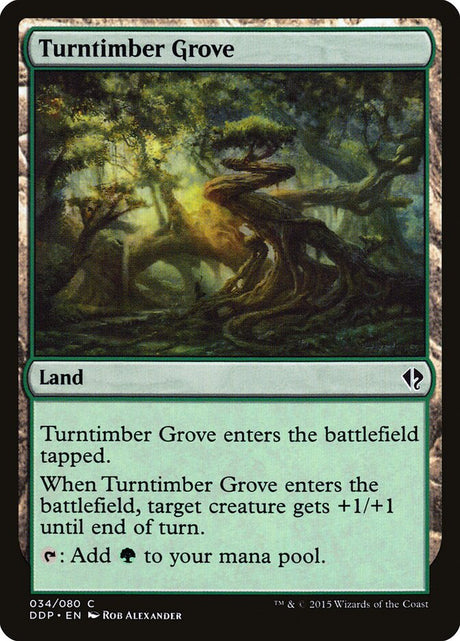 Turntimber Grove (34) - Duel Decks: Zendikar vs. Eldrazi (DDP)