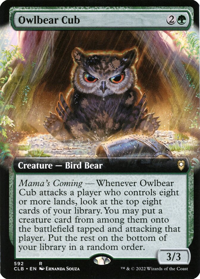 Owlbear Cub (592) - Commander Legends: Battle for Baldur's Gate (CLB)