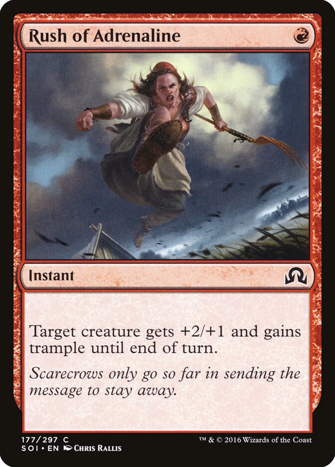 Rush of Adrenaline (177) - Shadows over Innistrad (SOI)