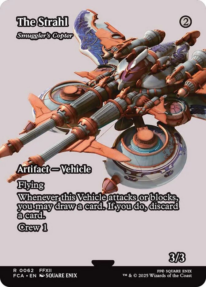 The Strahl - Smuggler's Copter (62) - [Foil, Borderless] Final Fantasy: Through the Ages (FCA)