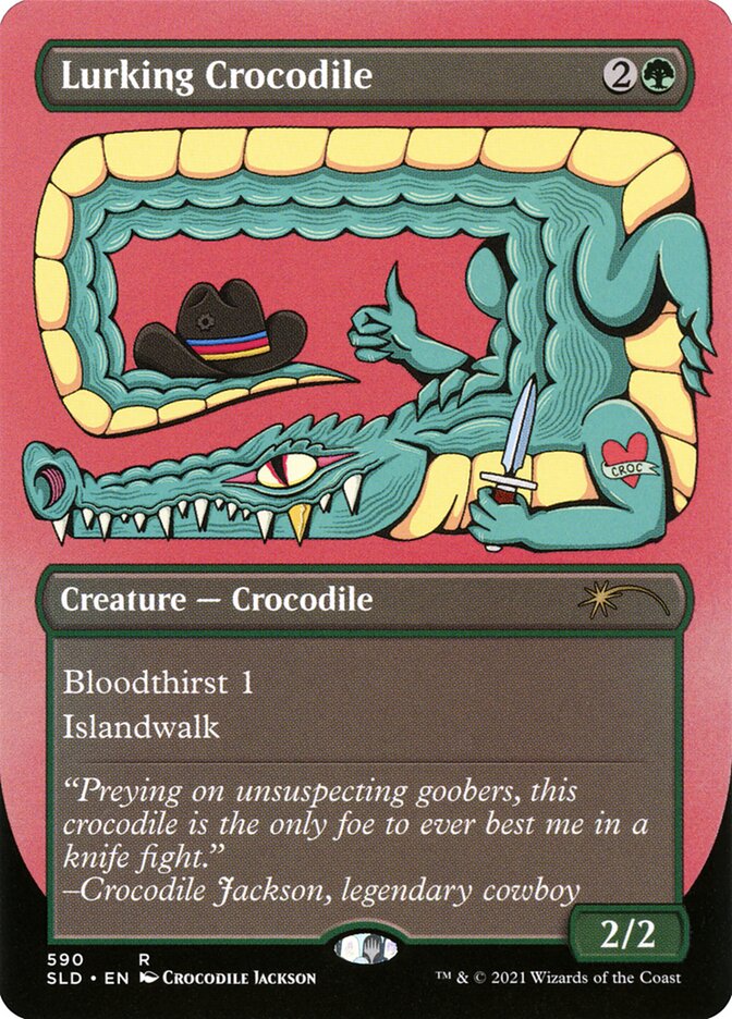 Lurking Crocodile (590) - Secret Lair Drop (SLD)