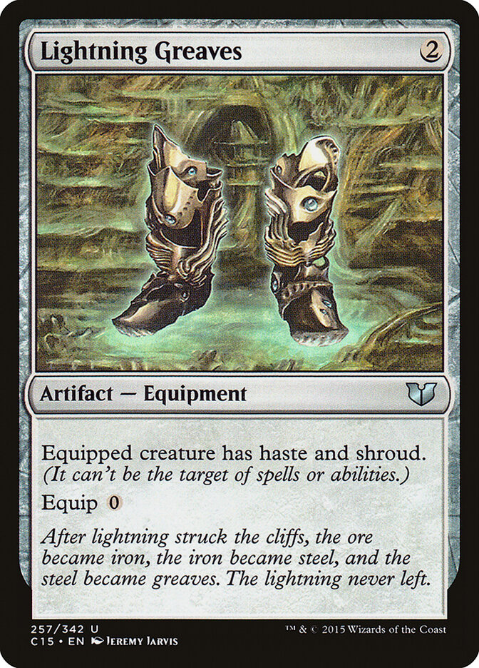Lightning Greaves (257) - Commander 2015 (C15)