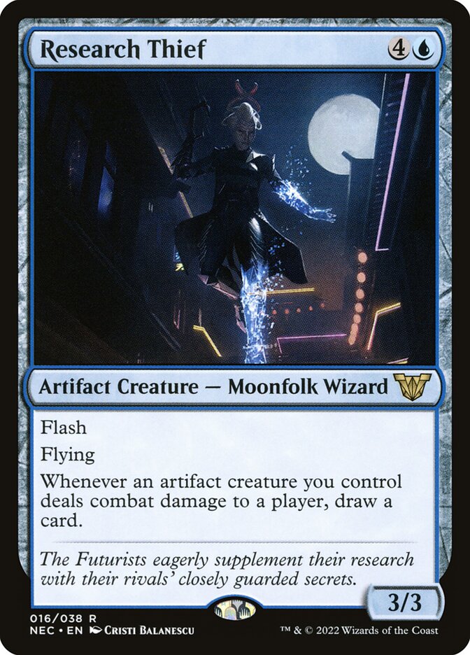 Research Thief (16) - Neon Dynasty Commander (NEC)