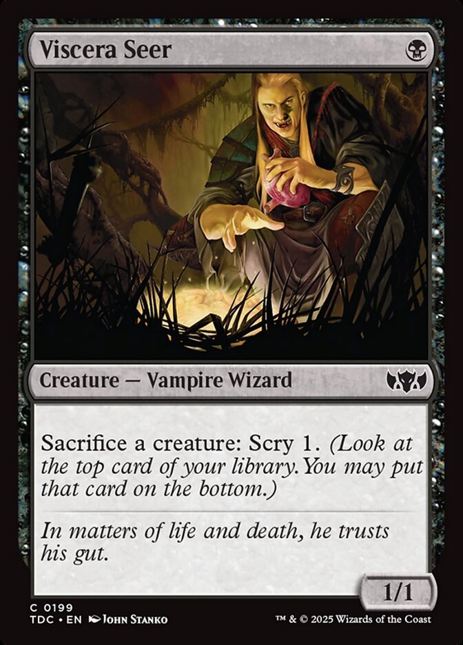 Viscera Seer (199) - Tarkir: Dragonstorm Commander (TDC)