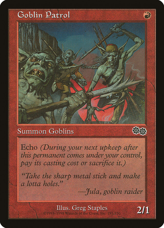 Goblin Patrol (193) - Urza's Saga (USG)