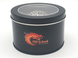 Old School Dice: Hollow Metal 50mm D100 - Dragon's Head - Ancient Silver