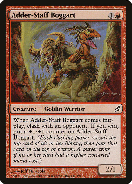 Adder-Staff Boggart (148) - Lorwyn (LRW)