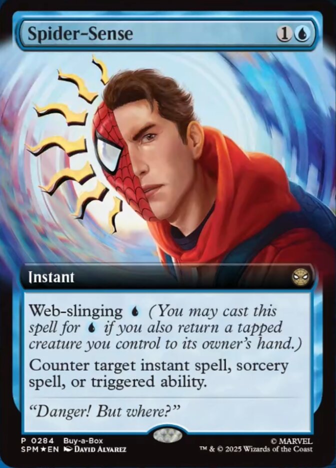 Spider-Sense (284) - [Foil, Extended Art] Marvel's Spider-Man (SPM)