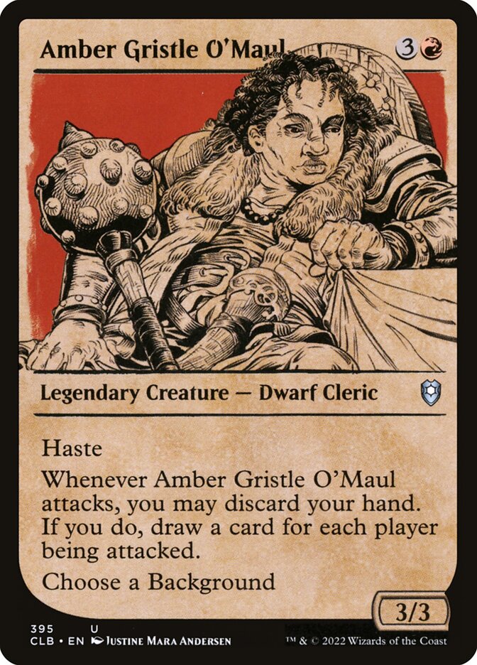 Amber Gristle O'Maul (395) - Commander Legends: Battle for Baldur's Gate (CLB)