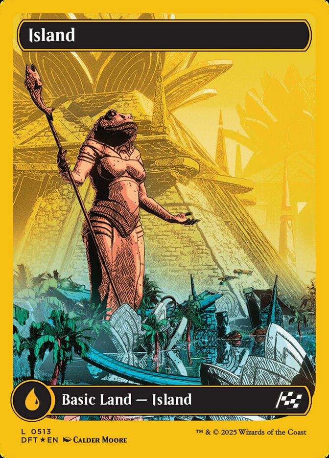 Island (513) - [First Place Foil] Aetherdrift (DFT)