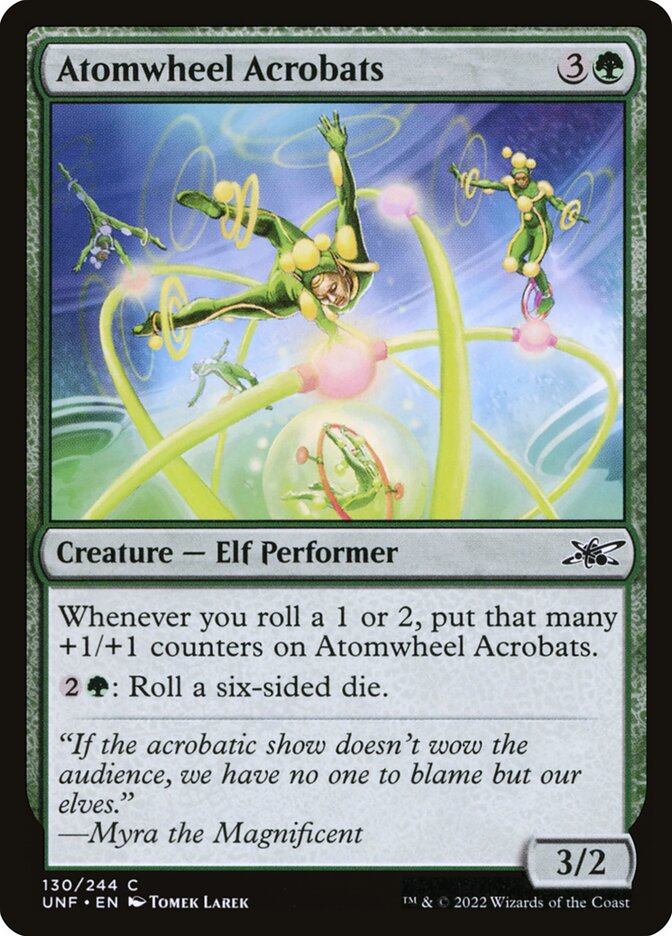 Atomwheel Acrobats (130) - Unfinity (UNF)