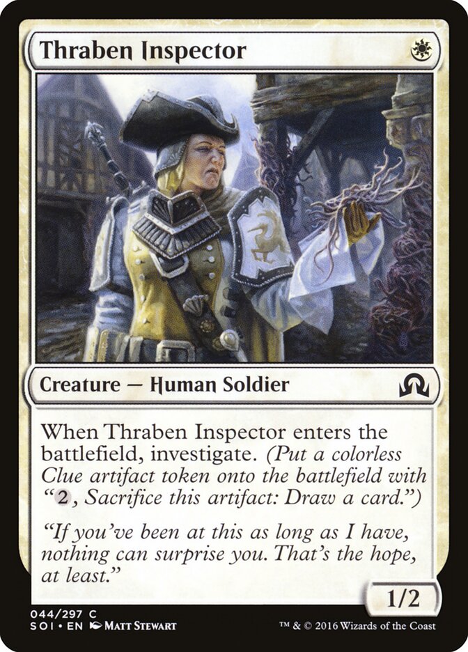 Thraben Inspector (44) - Shadows over Innistrad (SOI)