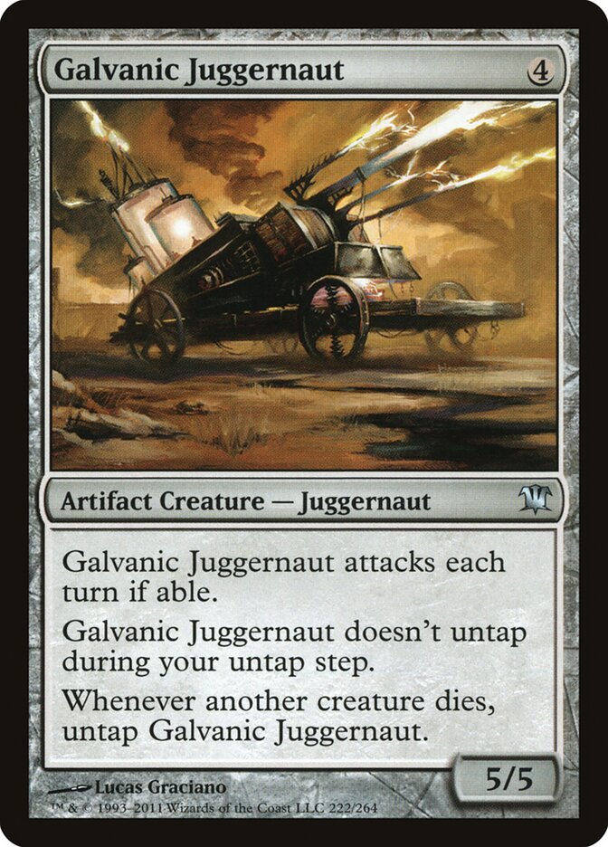 Galvanic Juggernaut (222) - Innistrad (ISD)