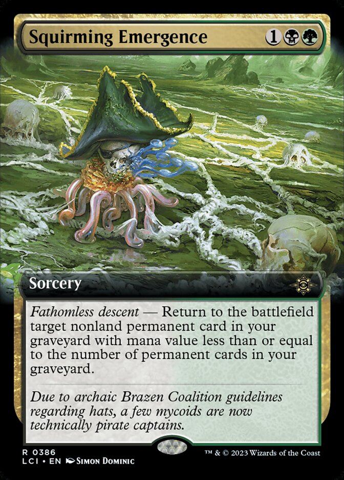 Squirming Emergence (386) - The Lost Caverns of Ixalan (LCI)
