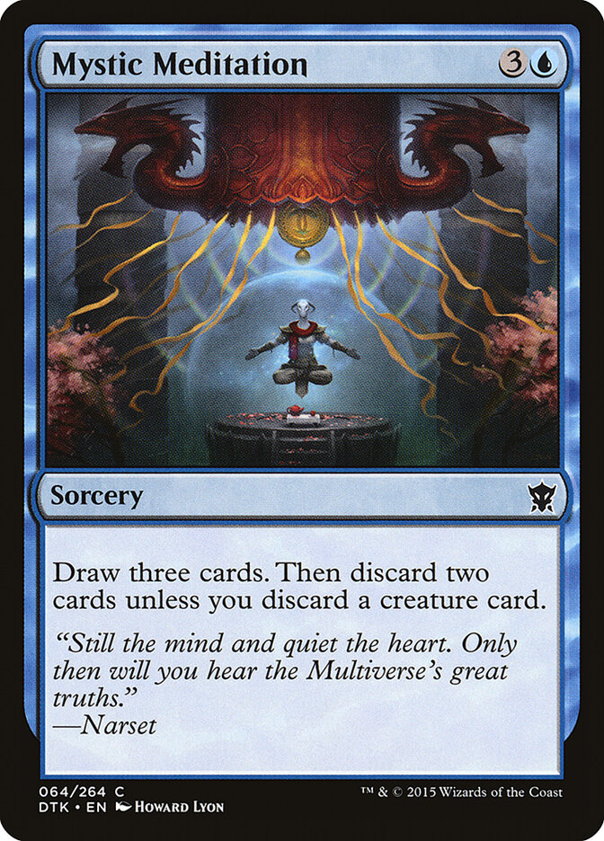 Mystic Meditation (64) - Dragons of Tarkir (DTK)