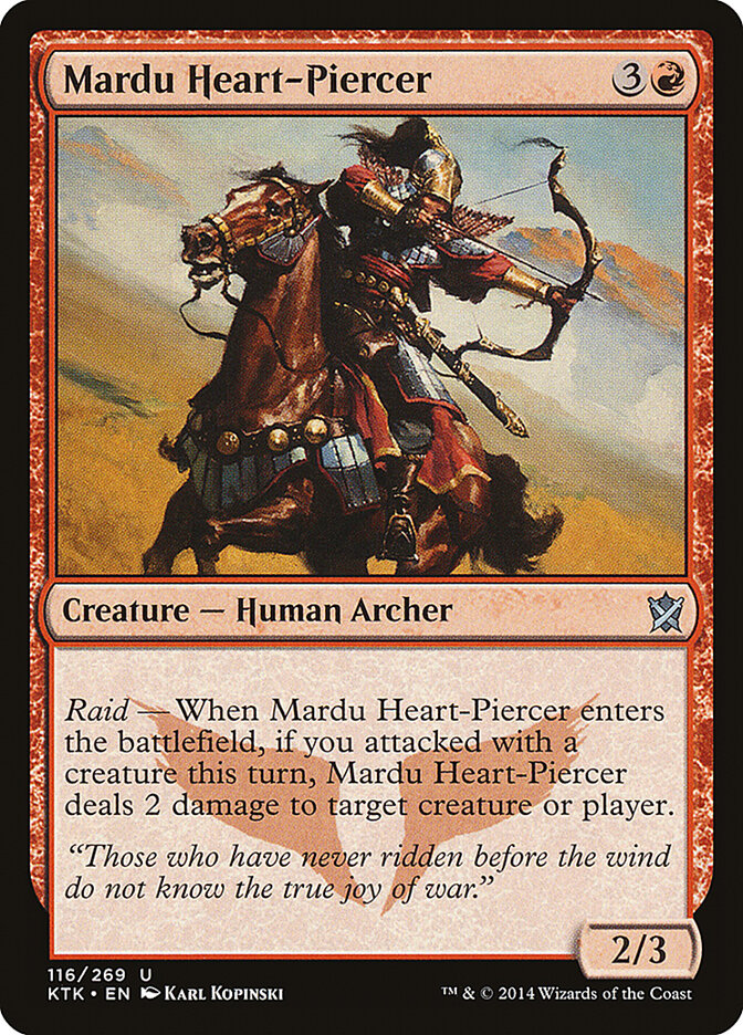 Mardu Heart-Piercer (116) - Khans of Tarkir (KTK)