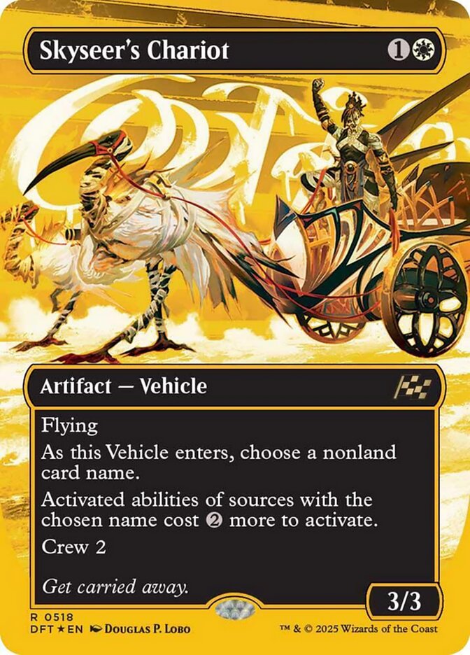 Skyseer's Chariot - [First Place Foil, Borderless] Aetherdrift (DFT)
