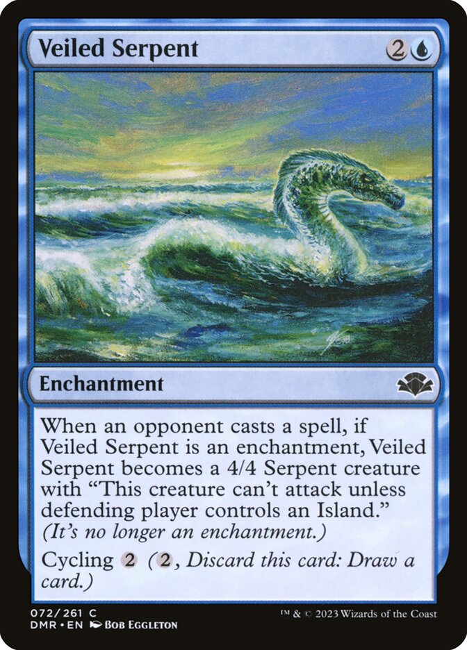Veiled Serpent (72) - Dominaria Remastered (DMR)