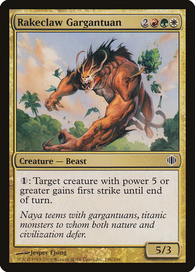 Rakeclaw Gargantuan (186) - Shards of Alara (ALA)