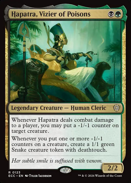 Hapatra, Vizier of Poisons (123) - Lorwyn Eclipsed Commander (ECC)