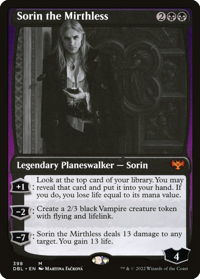 Sorin the Mirthless - [Foil] Innistrad: Double Feature (DBL)