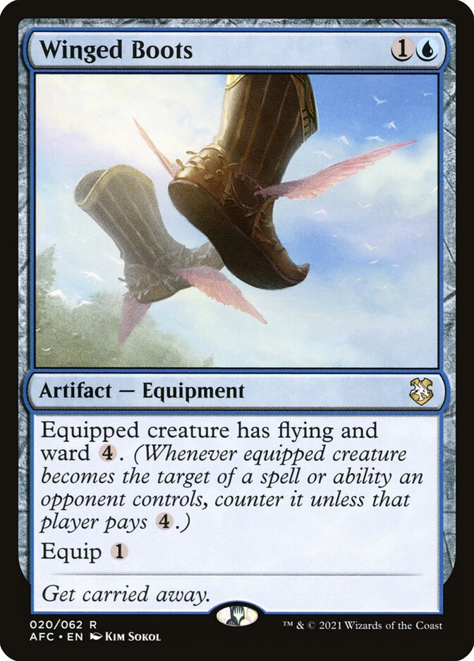Winged Boots (20) - Forgotten Realms Commander (AFC)