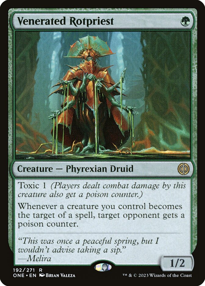 Venerated Rotpriest (192) - Phyrexia: All Will Be One (ONE)