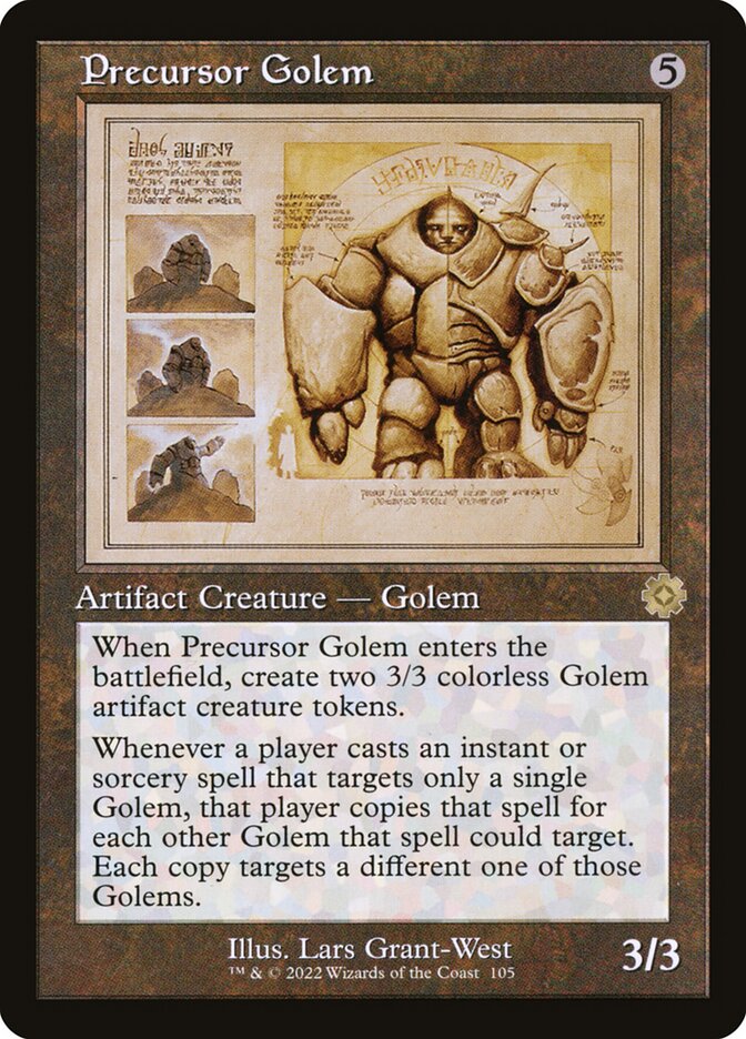 Precursor Golem (105) - The Brothers' War Retro Artifacts (BRR)