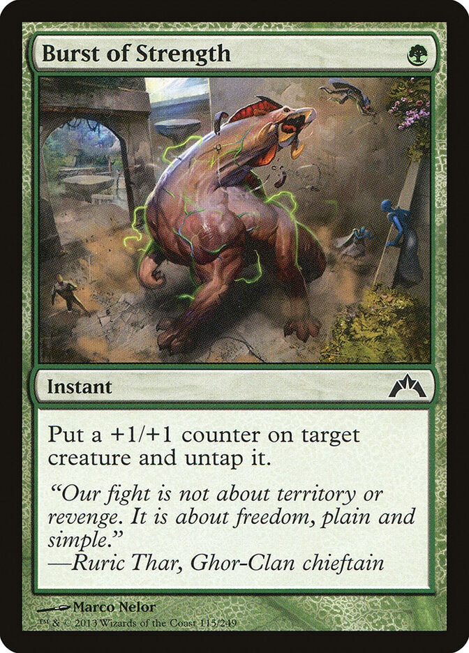 Burst of Strength (115) - Gatecrash (GTC)