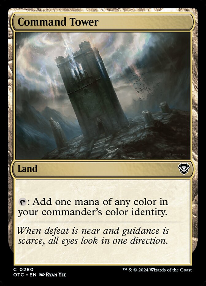 Command Tower (280) - Outlaws of Thunder Junction Commander (OTC)