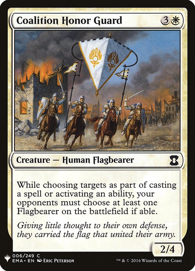 Coalition Honor Guard - The List (PLST)