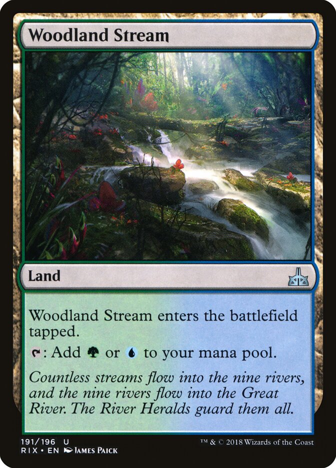 Woodland Stream (191) - Rivals of Ixalan (RIX)