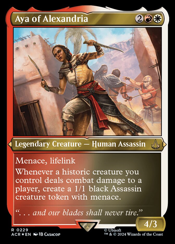 Aya of Alexandria - [Etched Foil] Assassin's Creed (ACR)