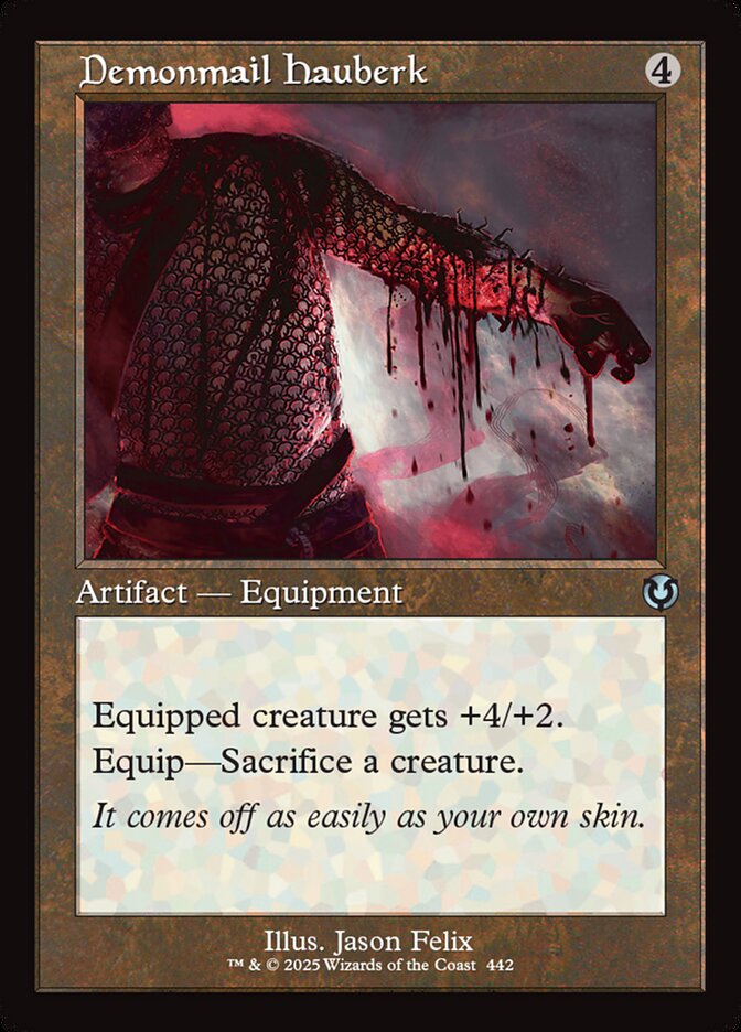 Demonmail Hauberk - [Retro Frame] Innistrad Remastered (INR)