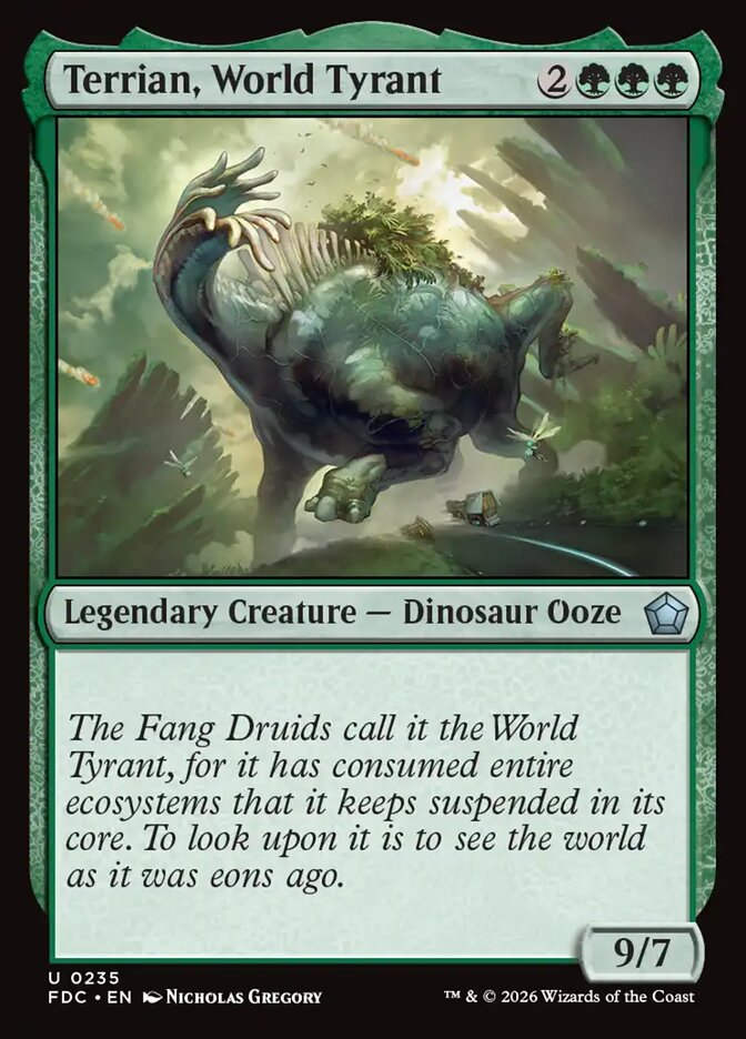Terrian, World Tyrant (235) - Foundations Commander (FDC)