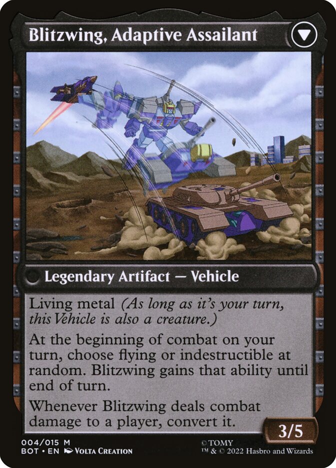 Blitzwing, Cruel Tormentor // Blitzwing, Adaptive Assailant (4) - Transformers (BOT)