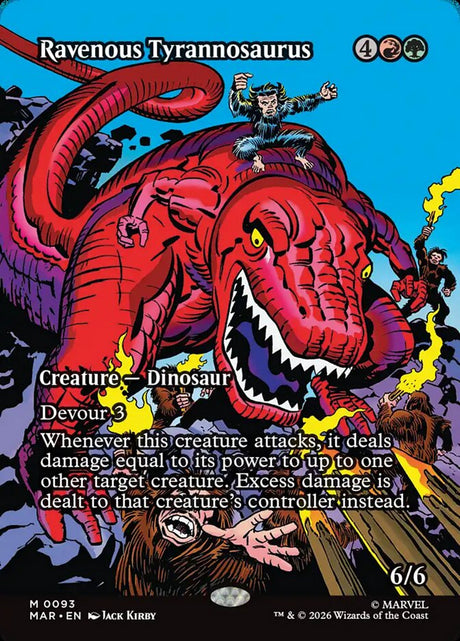 Ravenous Tyrannosaurus (93) - Marvel Universe (MAR)